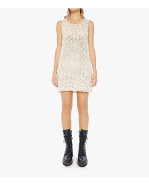Alix Of Bohemia Gia Beaded Crochet Dress - Natural