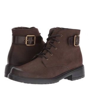Munro Bradley Tumbled Nubuck Water Resistant Boot - Black