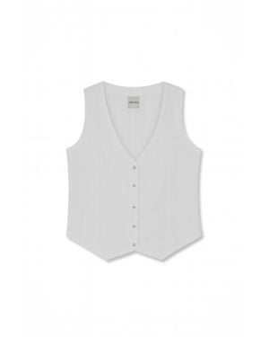 VIR VITA Violette Vest - White