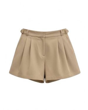 Ulla Johnson Kira Twill Shorts - Natural