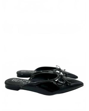 Matisse Classy Times Faux Leather Mules - Black