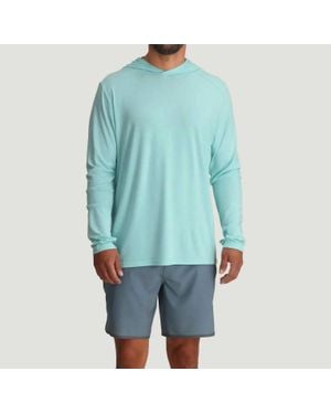 Free Fly Bamboo Shade Hoody - Blue
