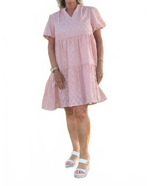 Southern Grace Jessica Mini Dress - Pink