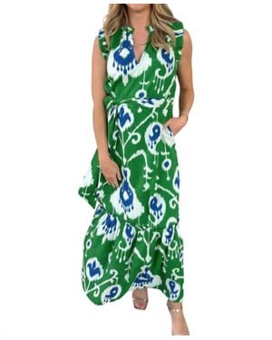 Fitzroy & Willa Christina Maxi Dress - Green