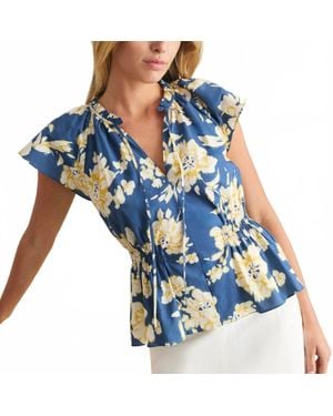 Tanya Taylor Ivana Top - Blue
