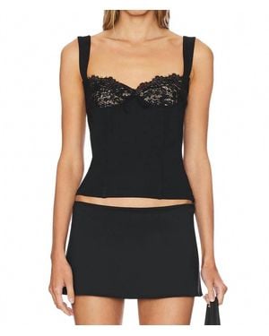 MORE TO COME Daniela Top - Black