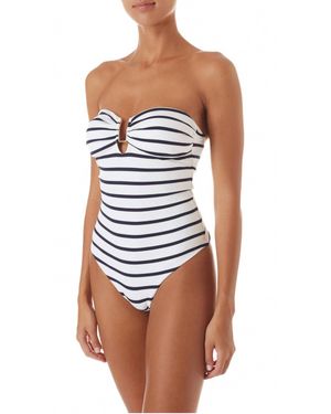 Melissa Odabash Argentina Marine Swimsuit - White