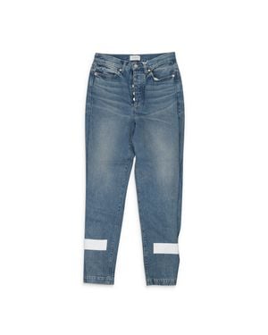 Tanaka Hem Tape Dad Jeans - Blue