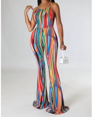 Good Time Usa Color Me Mine Jumpsuit - White