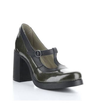 Fly London Seif T-Strap Pump - Gray