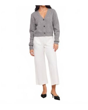 Fifteen Twenty Libby Cropped Pocket Pants - Gray