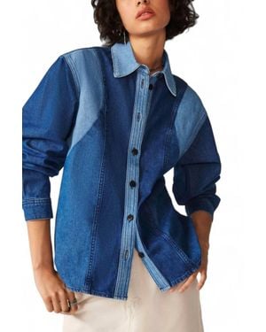 Ba&sh Ianis Shirt - Blue