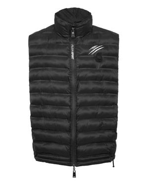 Philipp Plein Puffer Jacket Vest Shanghai - Black