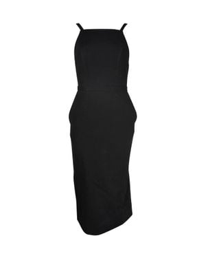 Ba&sh Low-Back Sleeveless Midi Dress - Black