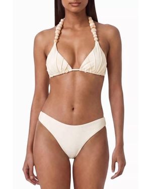 Devon Windsor Leni Bikini Top - Brown