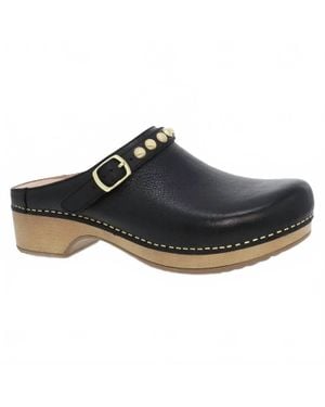 Dansko Britton Tumbled Mule - Black