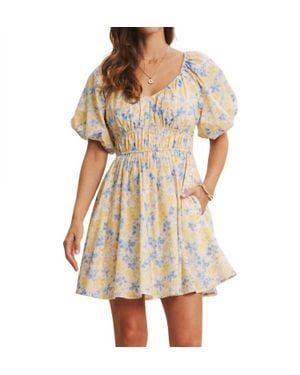 In February Spring Air Mini Dress - Multicolor