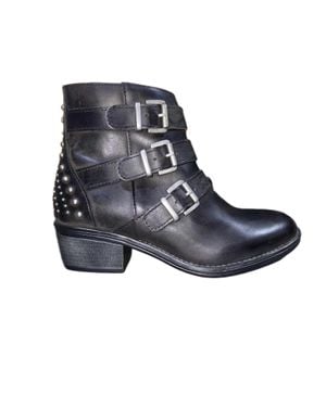 Eric Michael Sparta Moto Boots - Blue