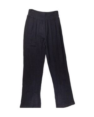 Anaak Imane Flare Slit Pants - Blue