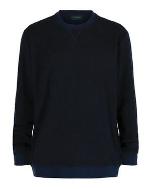 Slowear Zanone Crewneck Sweater - Blue