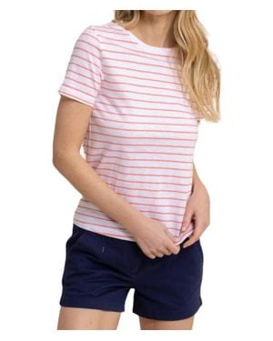 Southern Tide Sun Farer Stripe Shirt - White