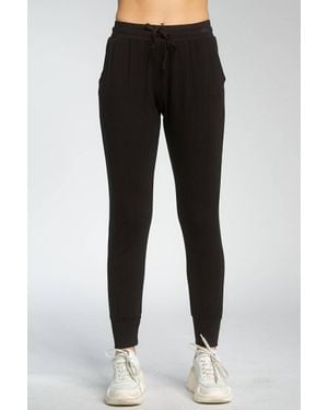 Elan Tie Jogger - Black