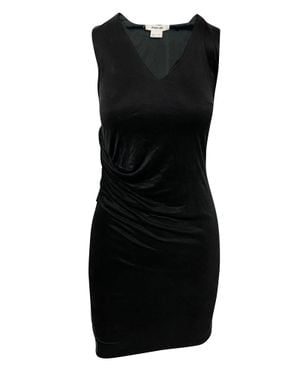 Helmut Lang Draped Sleeveless Dress - Black