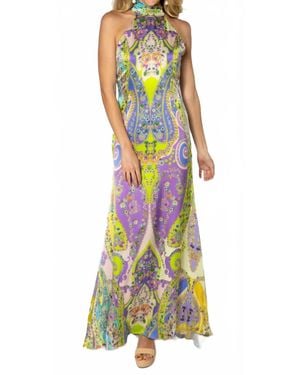 Trisha Paterson Cosmic Maxi Dress - Green