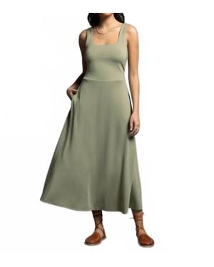 Weekend Square Neck Maxi Dress - Green