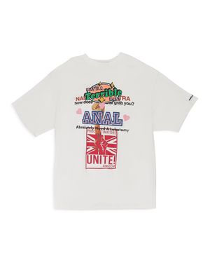 PROJECT G/R Mixed Printed Vintage T-Shirt - White