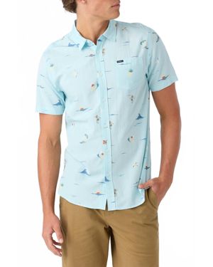 O'neill Sportswear Oasis Eco Ss Modern Shirt - Blue