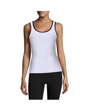 Phat Buddha Laguardia Tank Sleeveless Cotton Top - Blue