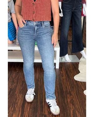 Hidden Jeans Mid Rise Skinny Jeans - Blue