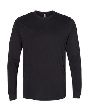 Next Level Sueded Long Sleeve T-Shirt - Blue