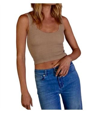 By Together Ribbed Brami Top - Blue