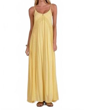 Elan Sleeveless Maxi Dress - Yellow
