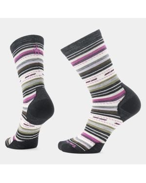 Smartwool Everyday Margarita Crew Sock Wool Cushioned Gbo3735 - White