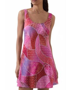 RIXO London Menna Mini Dress - Red