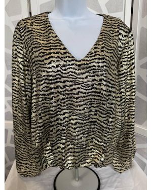 FRANK LYMAN Shimmer Top - Gray