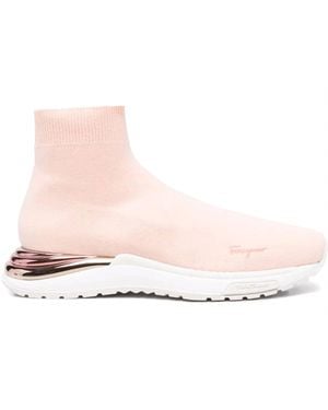 Ferragamo Slip On Sneakers - Black