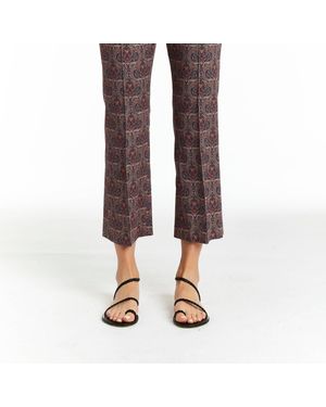 Drew Angelica Printed Pant - Brown
