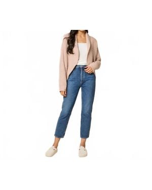 Softies Waffle Marshmallow Cardigan - Blue