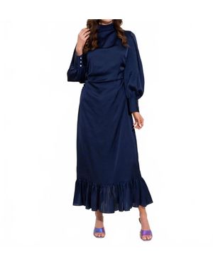 Alden Adair Parker Dress - Blue
