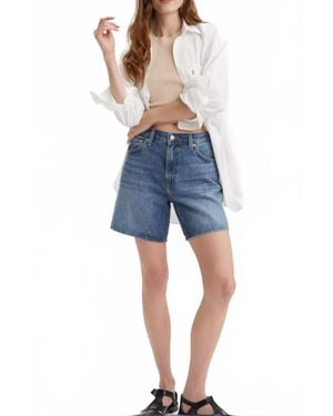 Levi's High Rise Baggy Shorts - Blue