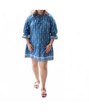 Umgee Aztec Dream Dress - Blue