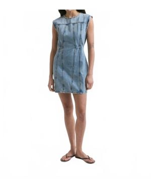 Dala Open Back Mini Dress - Blue