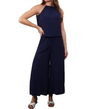 Bobi Jana Wide Leg Pants - Blue