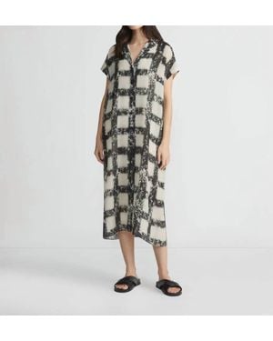 Lafayette 148 New York Cap Sleeve Dress - Green