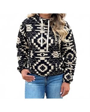 Ariat Peyette Cropped Fit Hoodie - Black