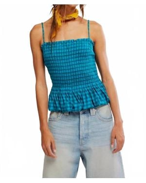 Free People Sundance Tank - Blue